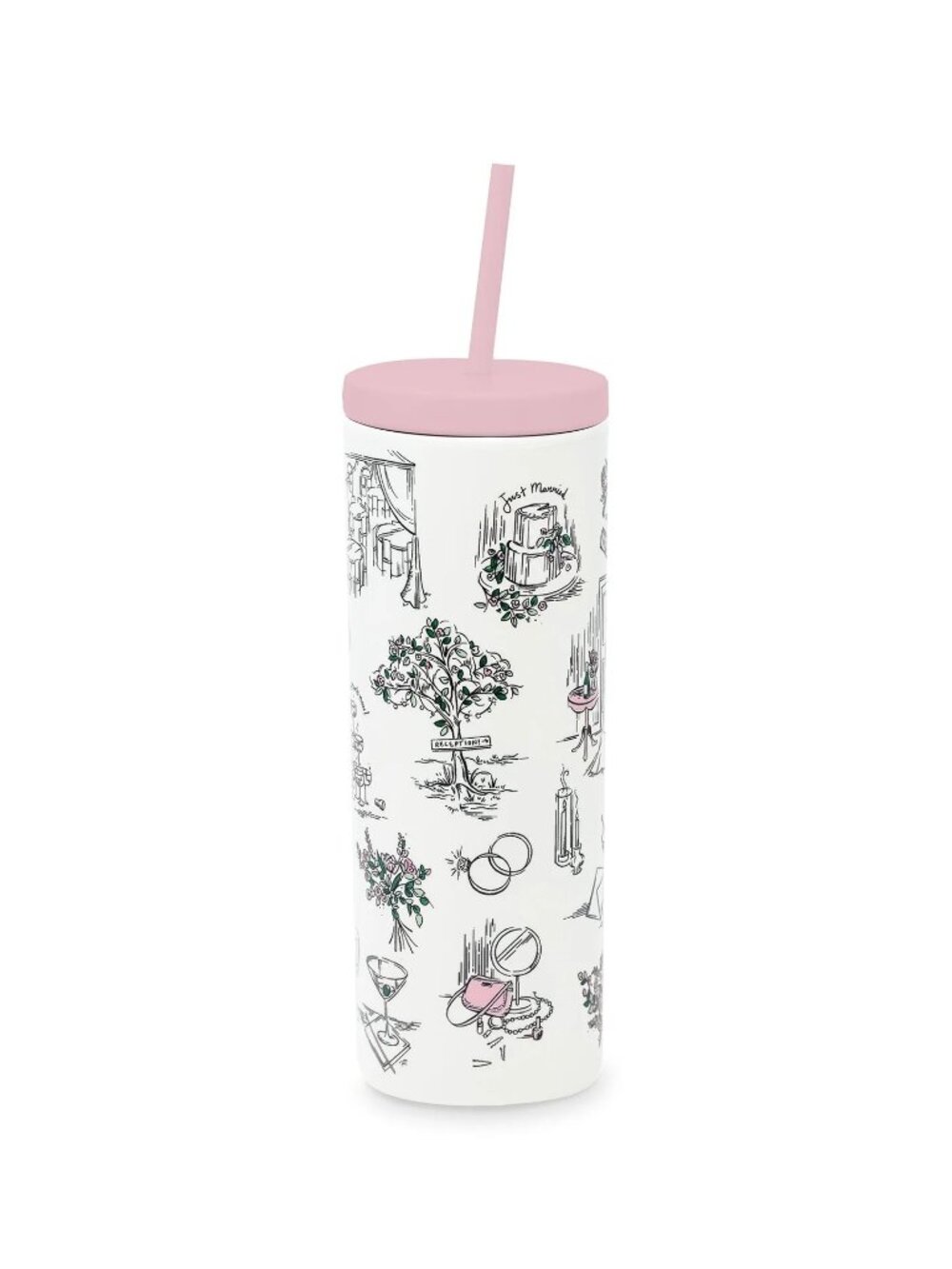 kate spade New York Bridal Toile Tumbler 24 oz